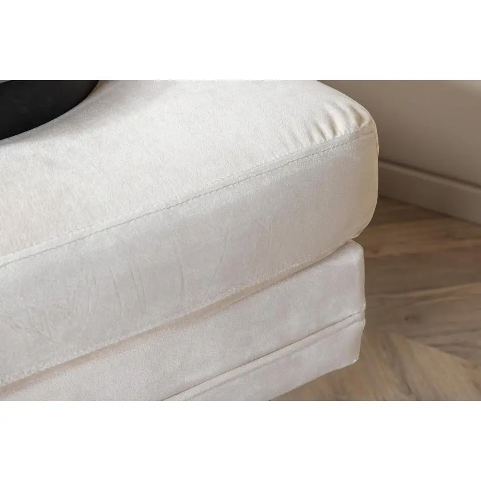 Svea - Tess hocker - velvet - beige