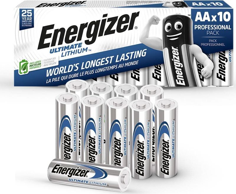 Energizer Ultimate Lithium - Wegwerpbatterij AA - 10 stuks