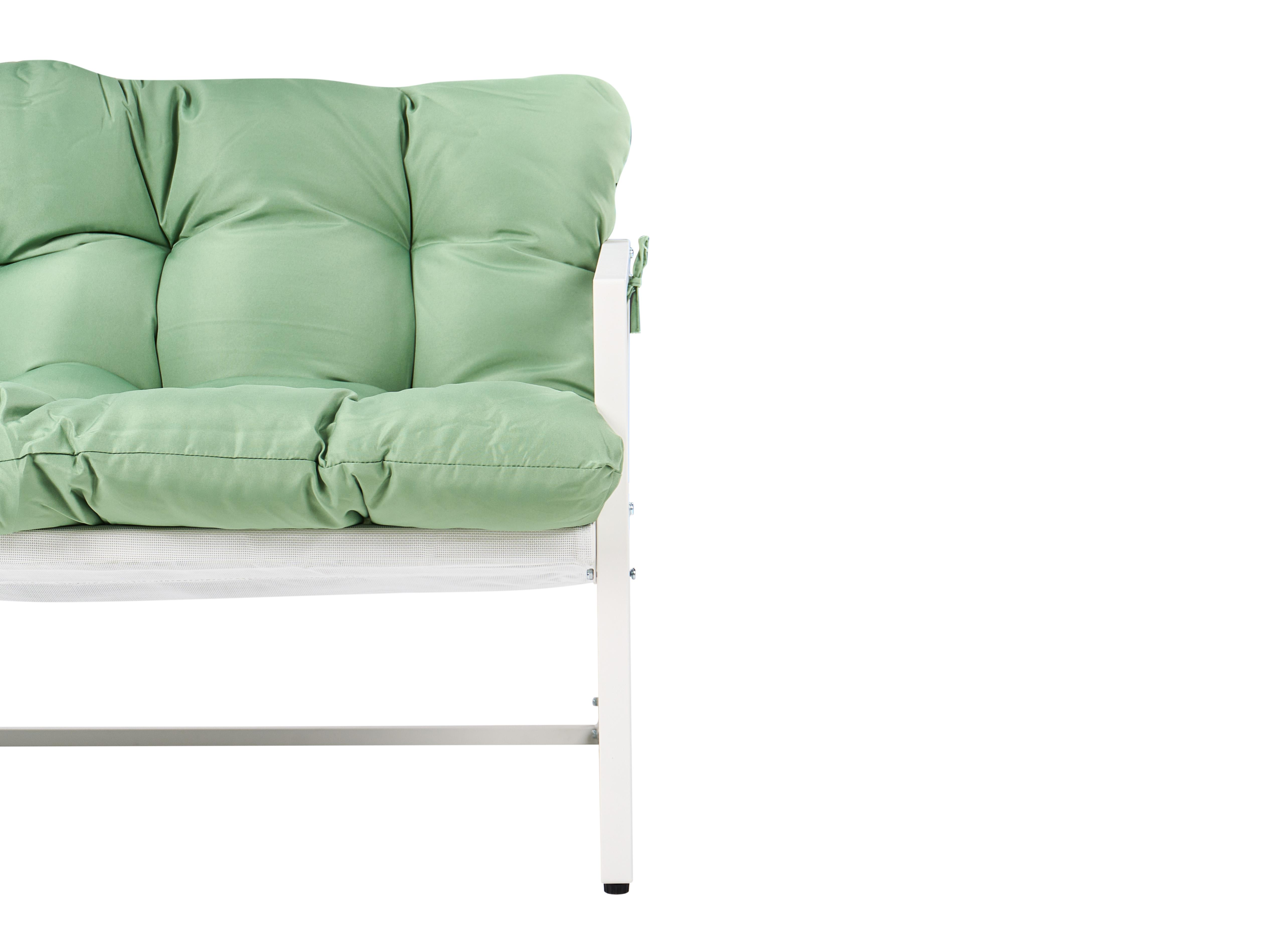 Loungeset met tafel 4-zits GARDA Metaal Groen