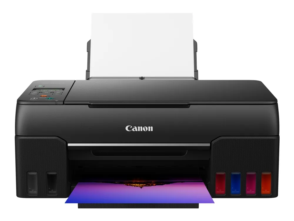 [OUTLET] - Canon PIXMA G650 - Multifunktionsprinter - farve - blækprinter - kan genopfyldes - A4 (210 x 297 mm), Letter A (216 x 279 mm) (original) - A4/Legal (medie) - op til 3.9 ipm (udskriver) - 100 ark - Wi-Fi(n), USB 2.0
