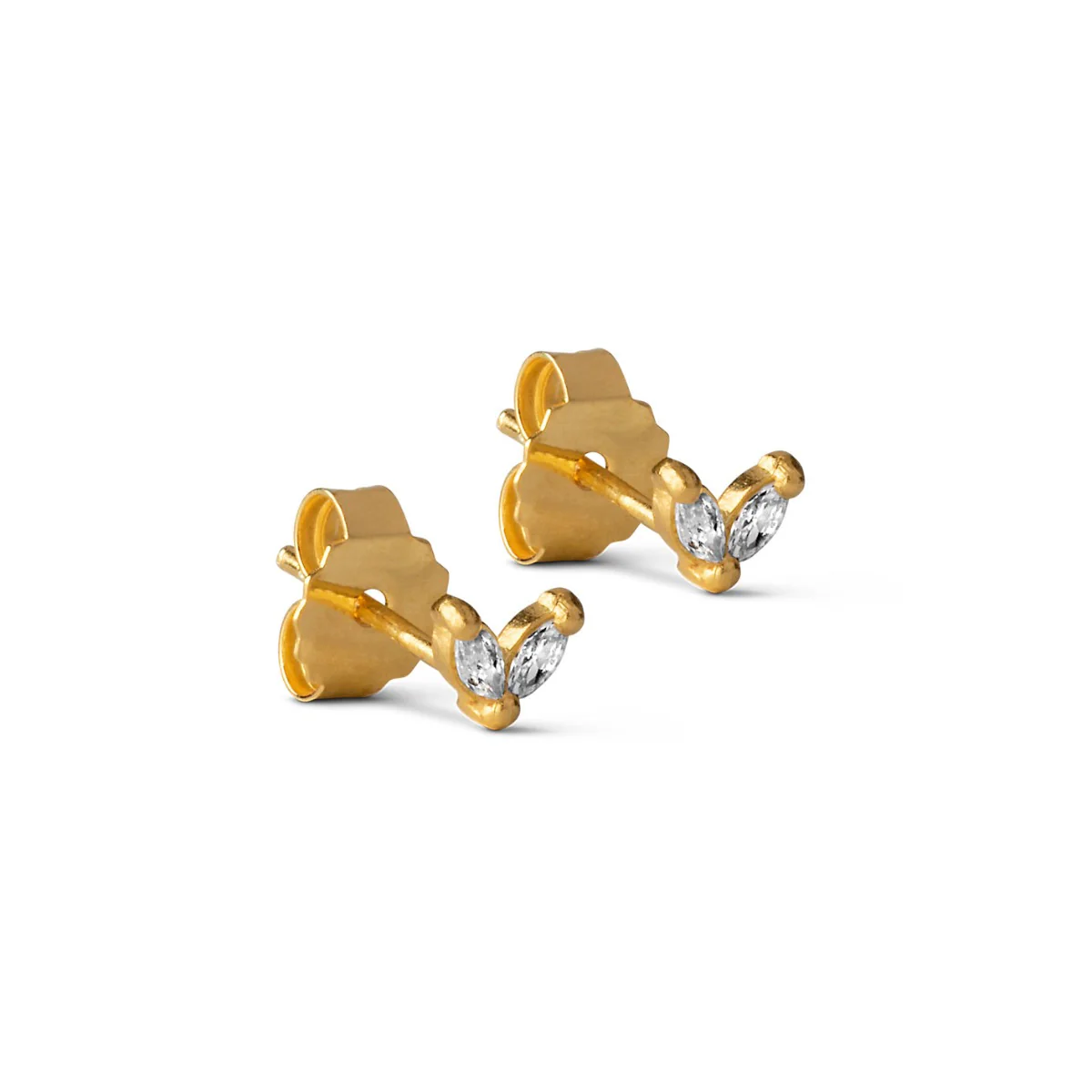 ENAMEL Copenhagen  Stud Lillie, øreringe - Clear
