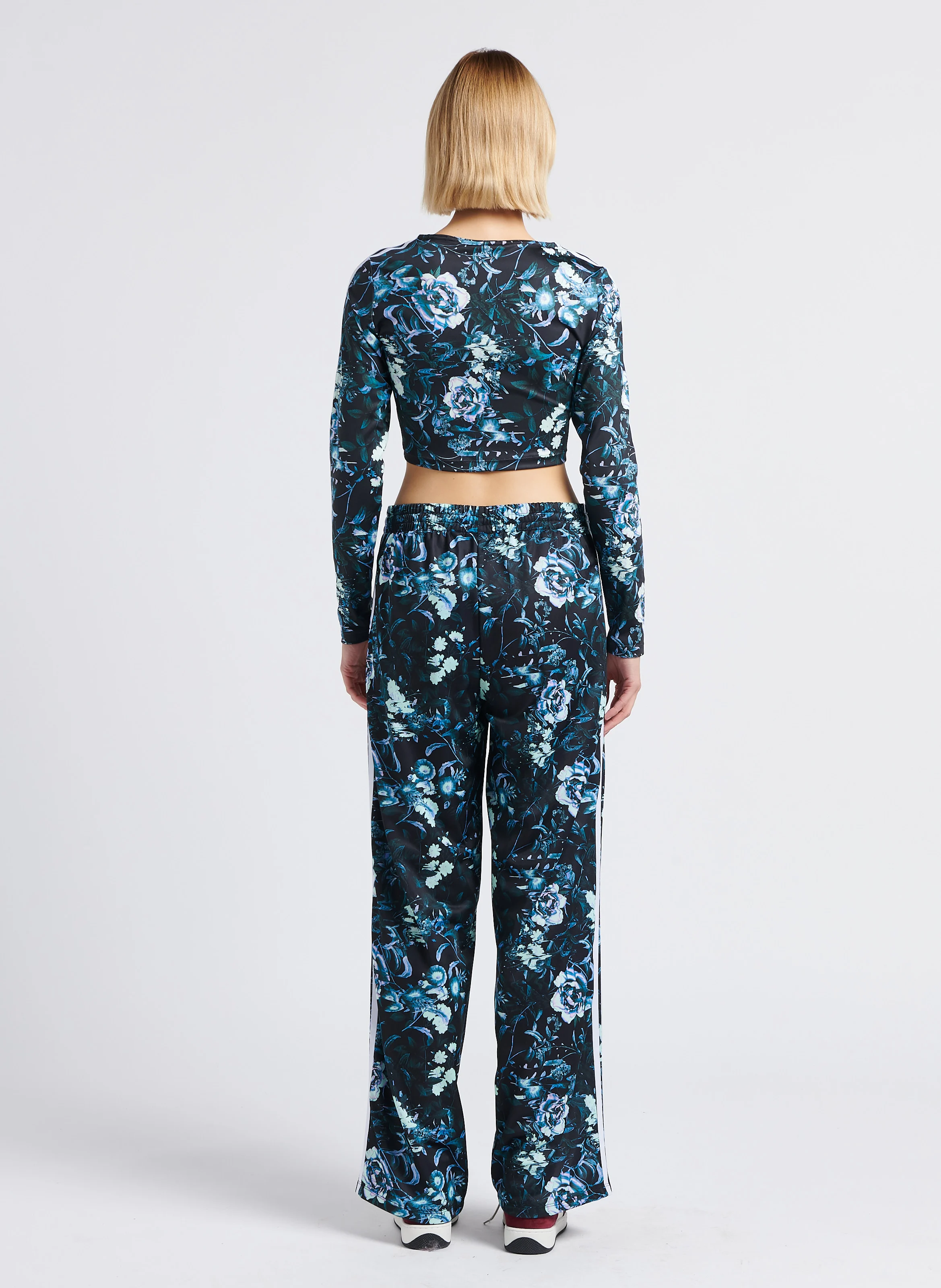 Crop top moulant à col carré | Noir