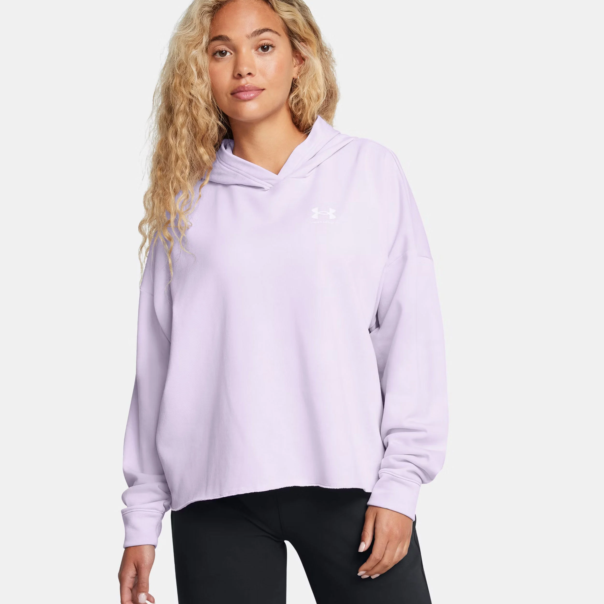 Under Armour Rival Terry OS Sweat À Capuche Femmes - Violet