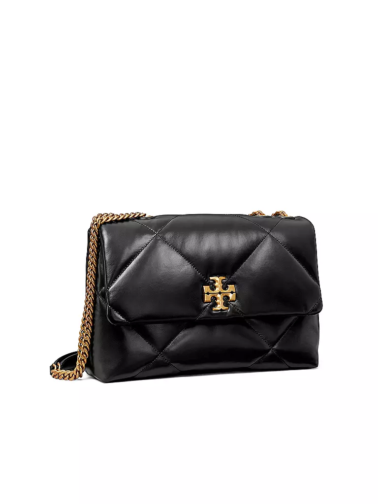 TORY BURCH Ledertasche - Umhängetasche KIRA DIAMOND  schwarz