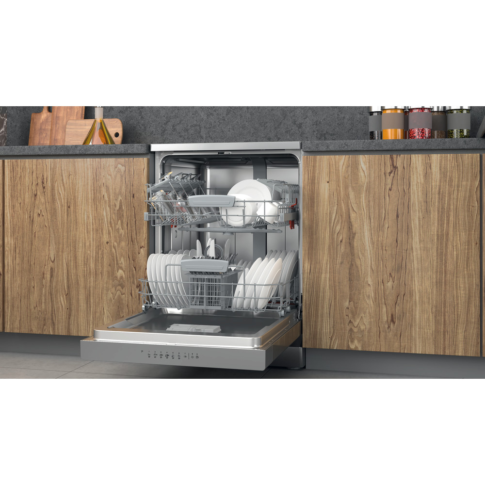 MÁQUINA DE LAVAR LOIÇA HOTPOINT HFC 3C32 W X INOX D 14 CONJUNTOS