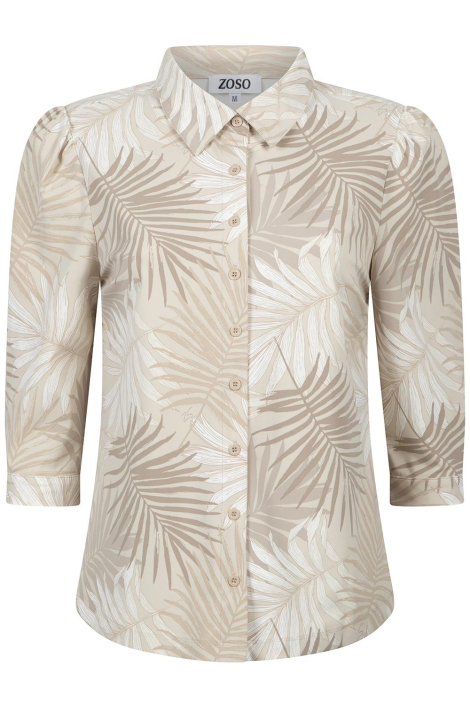Zoso beige dames blouse