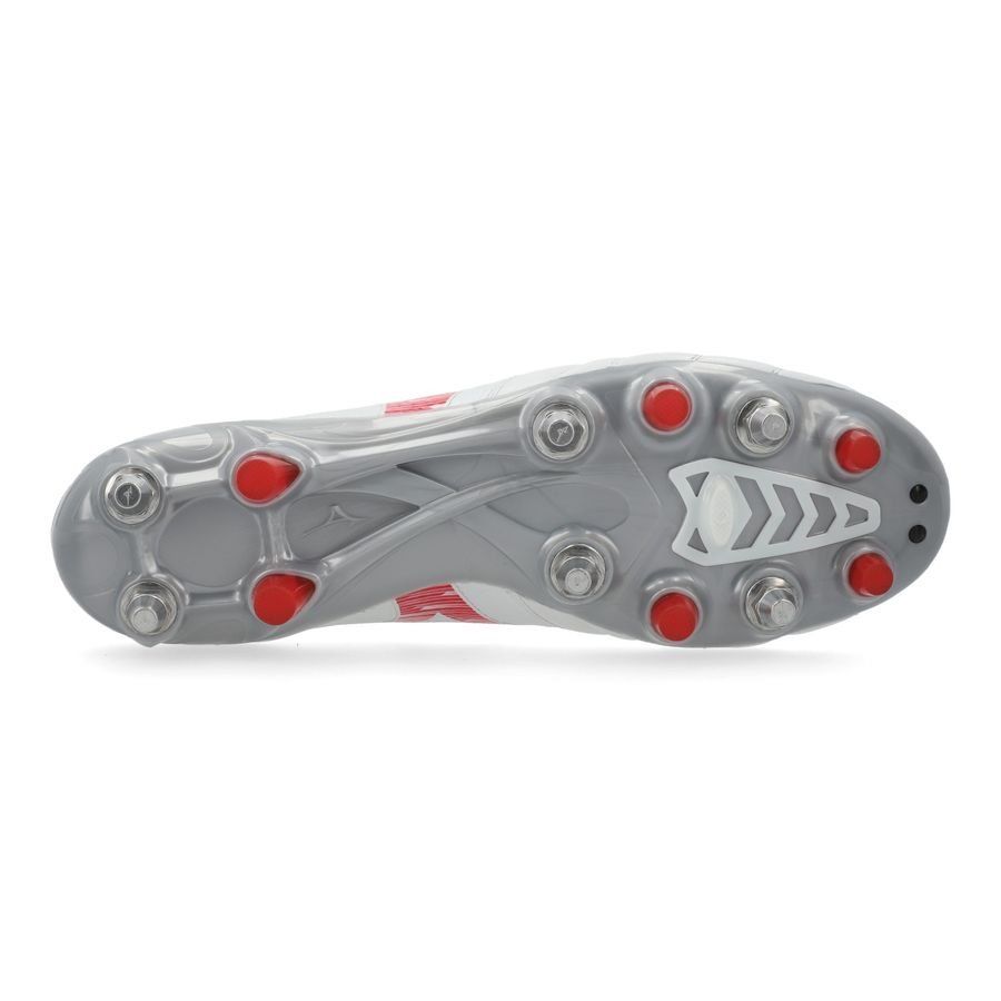 Mizuno Morelia Neo IV Beta Elite SG Charge - Blanc/Radiant Red