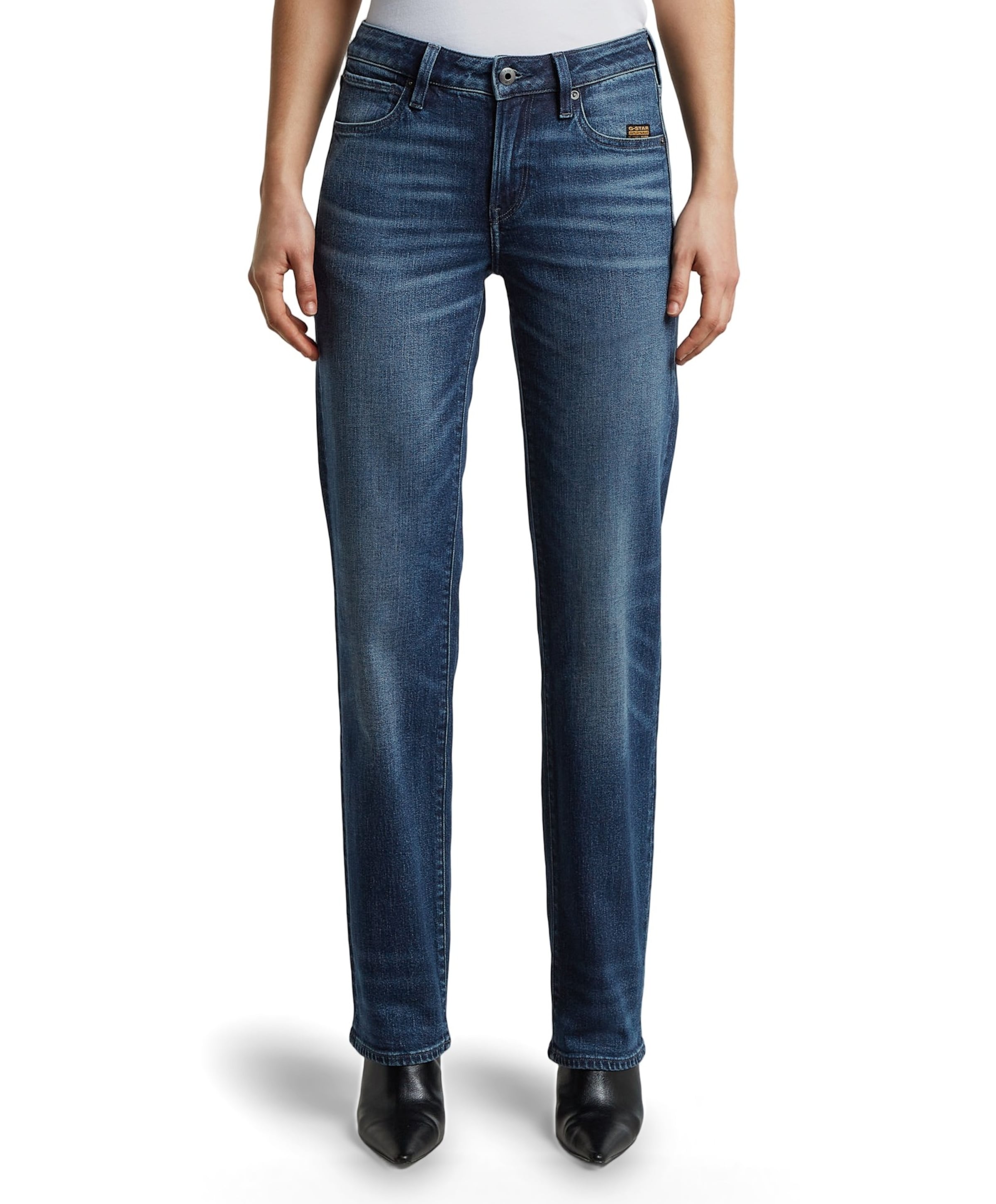 G-Star Raw G-Straight Wmn dames jeans blauw
