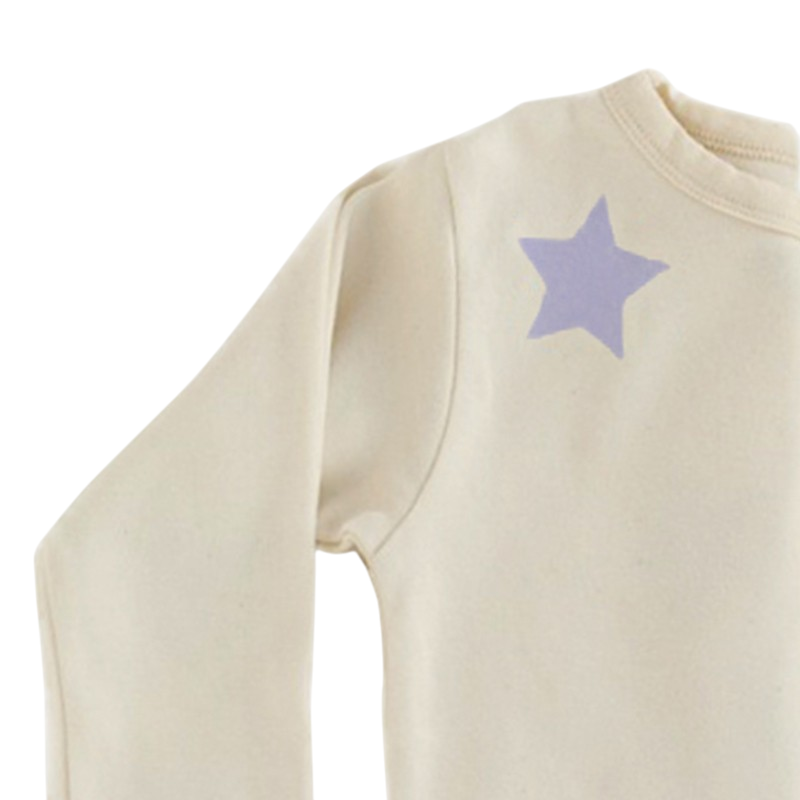 Pyjama Sternen Lila