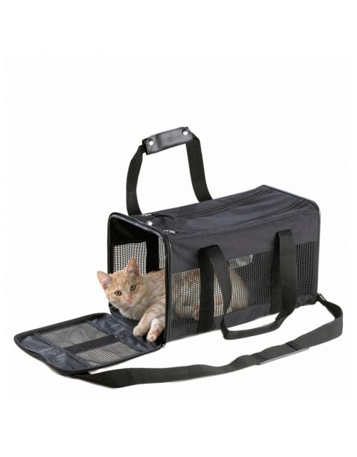 Ebi Nylontas M - Hondendraagtas - 50x27x29 cm 1.3 kg Zwart