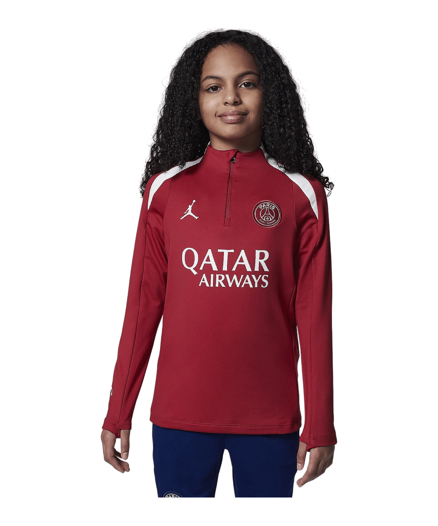 Nike Paris St. Germain Strike Drill Top 4th Sweatshirt Kids Rot F660