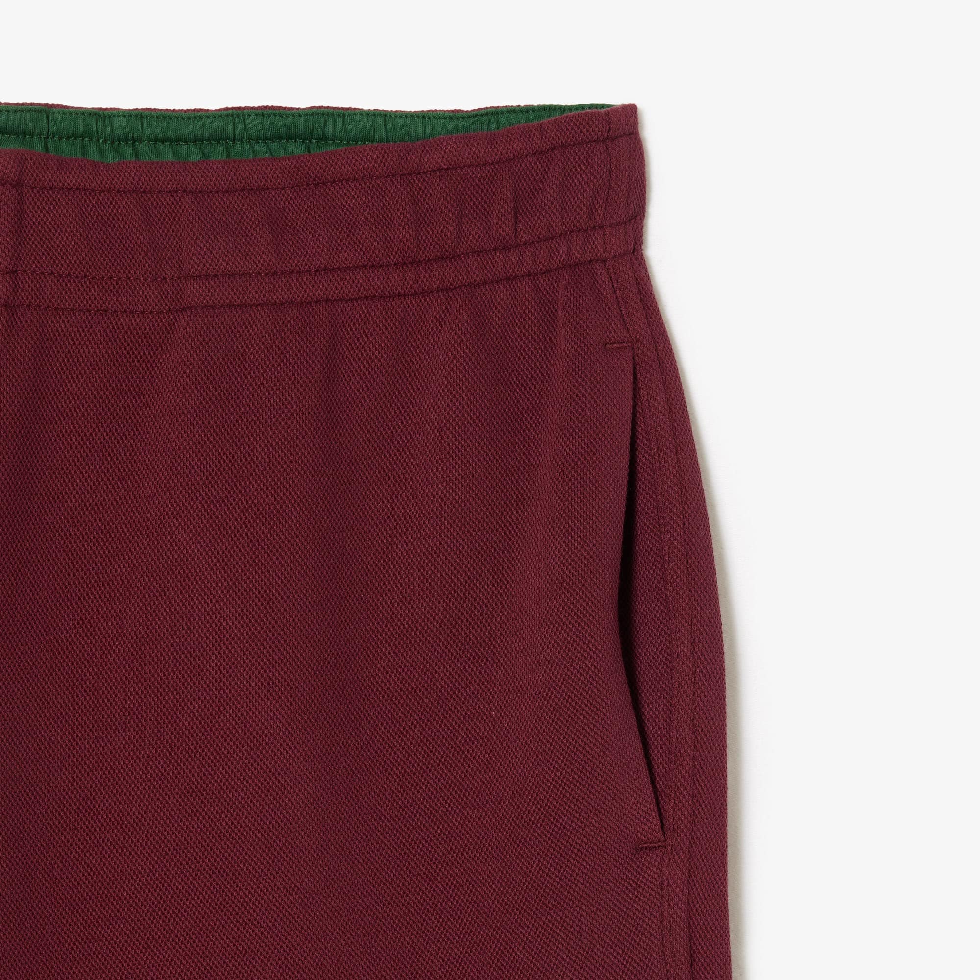 Pantalon de jogging Jogger en coton mélangé uni Pantalons de survêtement - Rouge - Lacoste - Femme