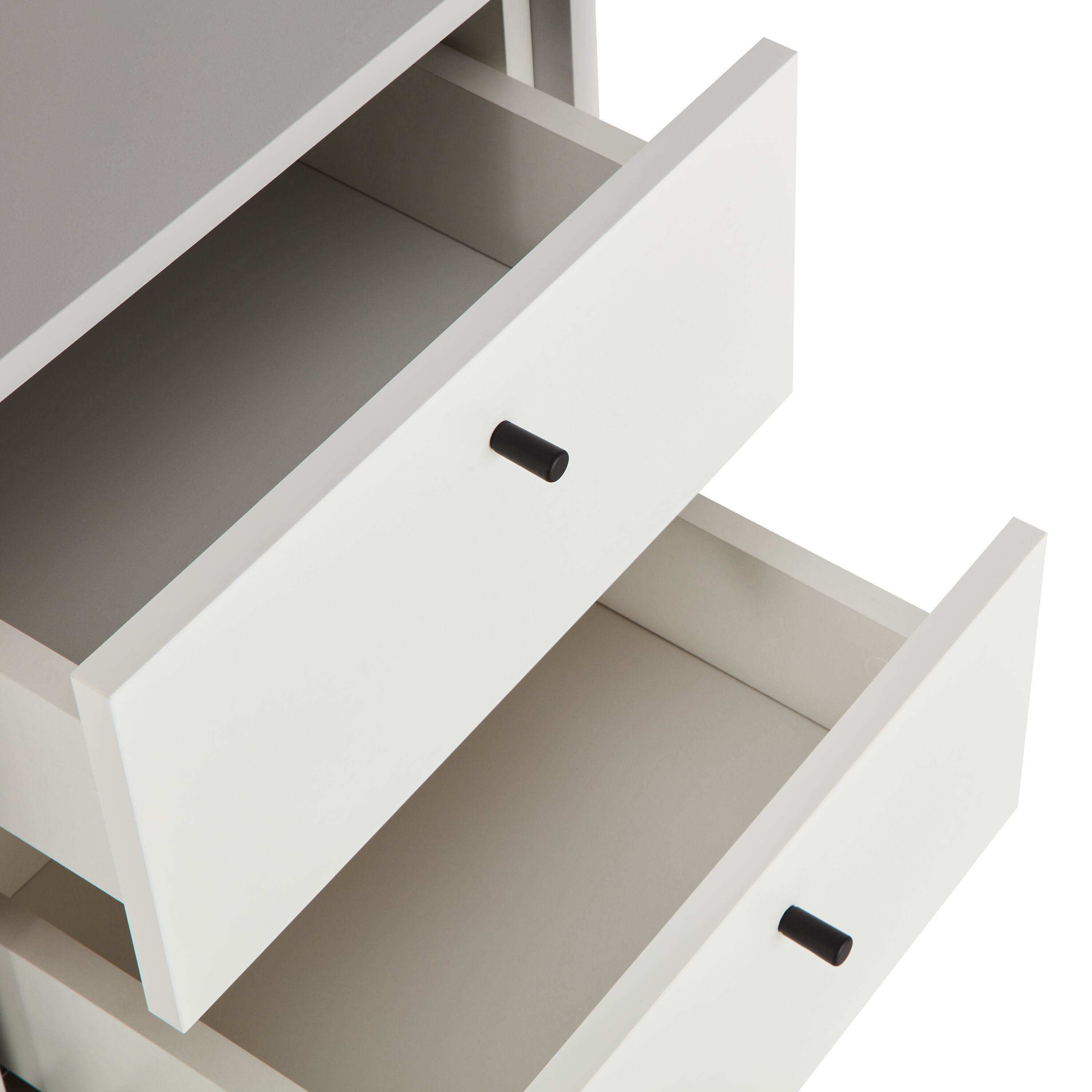 FINJA Regal - Grau / Weiss / B: 120.0 cm x T: 36.0 cm x H: 132.5 cm