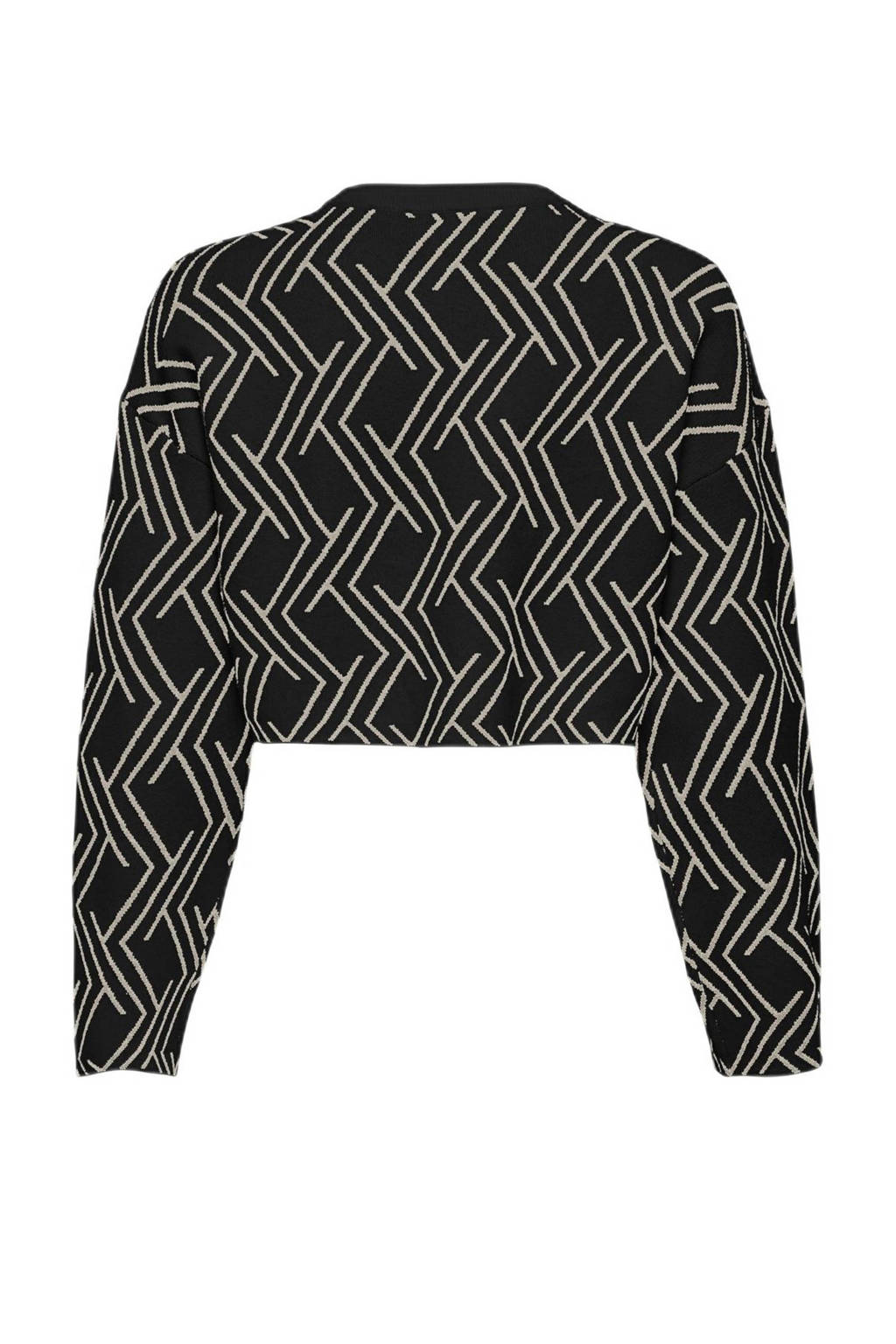ONLY cropped trui zwart