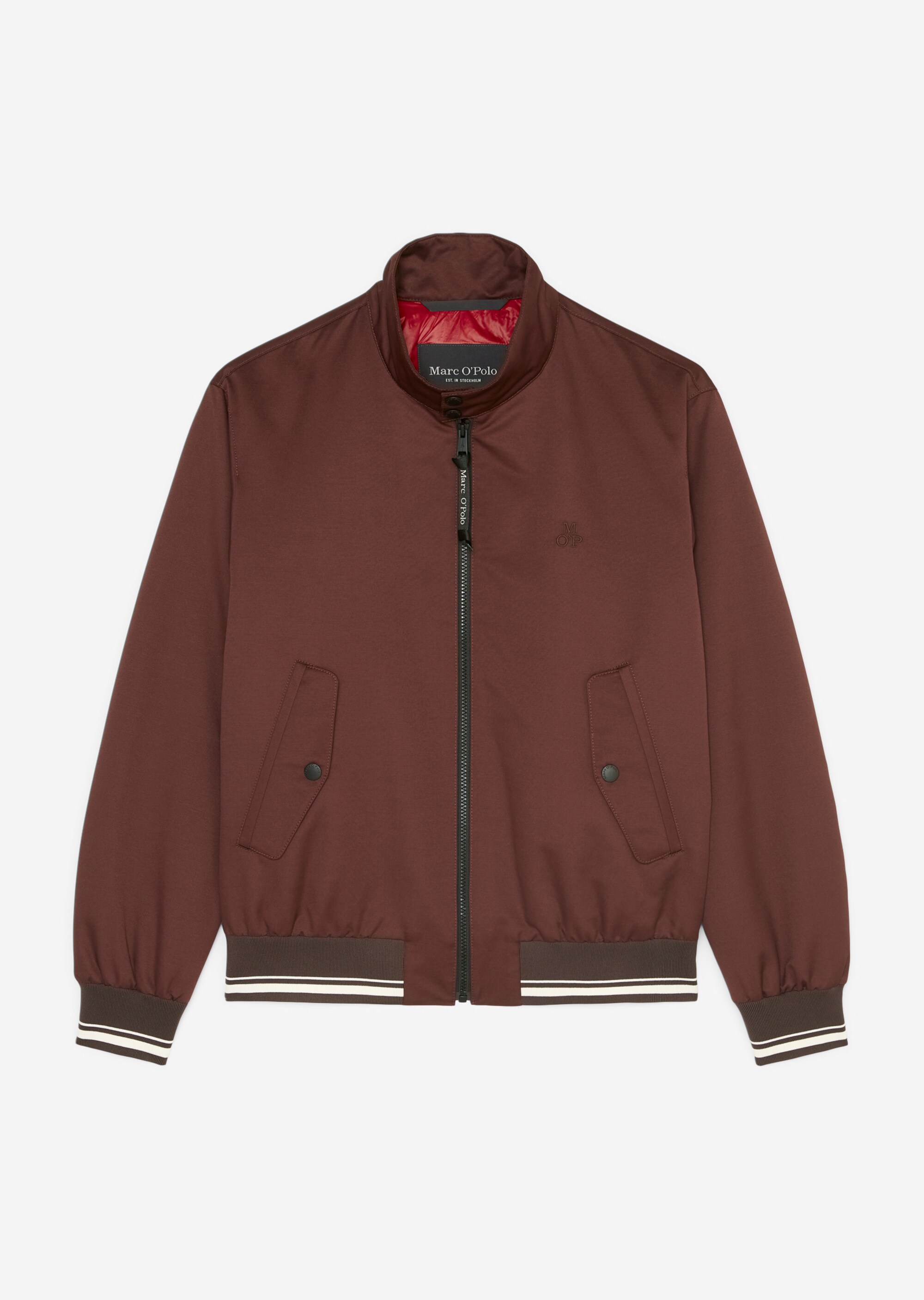 Blouson-Jacke regular mit Biker-Kragen