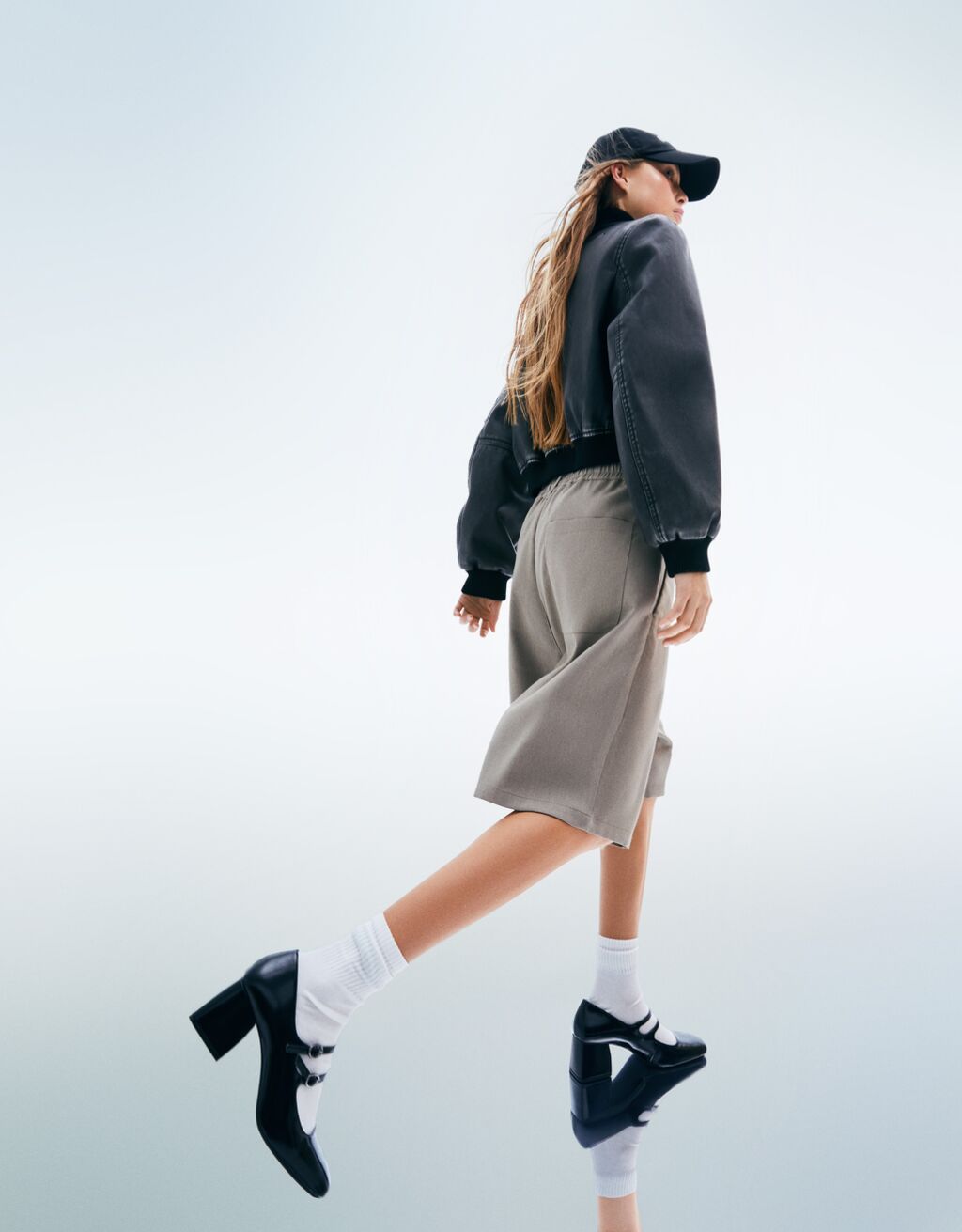 sapatos Mary Jane com salto bloco