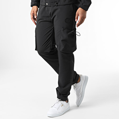 Ensemble Veste Zippée Et Pantalon Cargo Travis Noir
