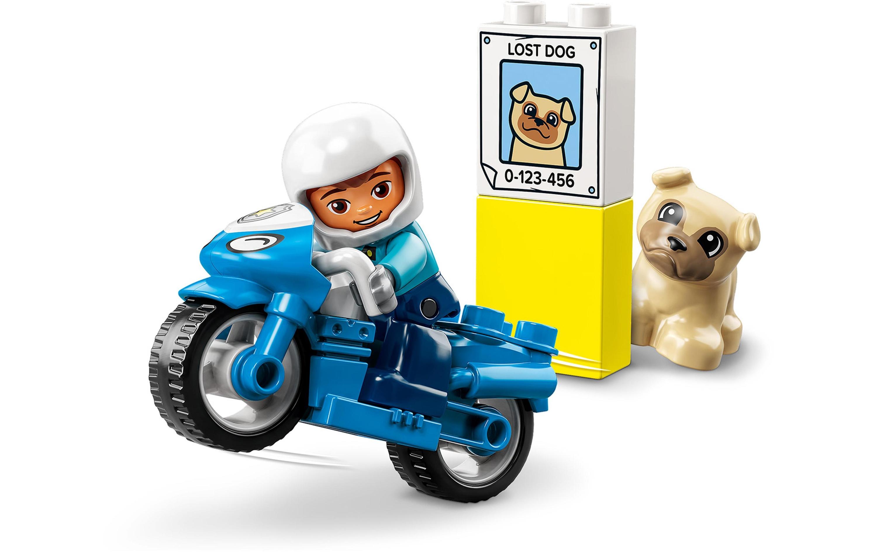 DUPLO® Polizeimotorrad 10967Spannende Einsätze auf dem Polizeimotorrad