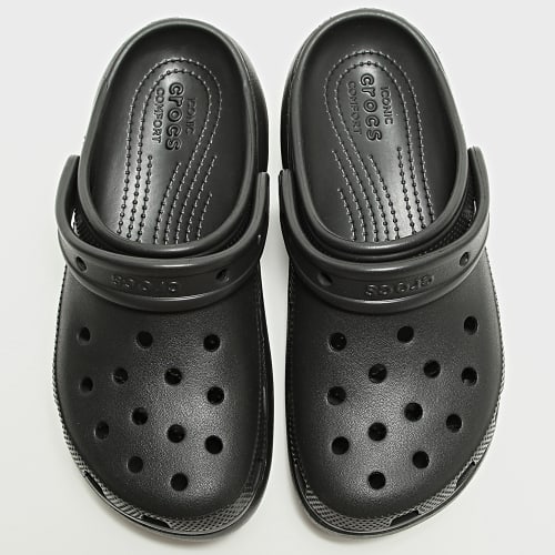 Claquettes Femme Classic Platform Clog Noir
