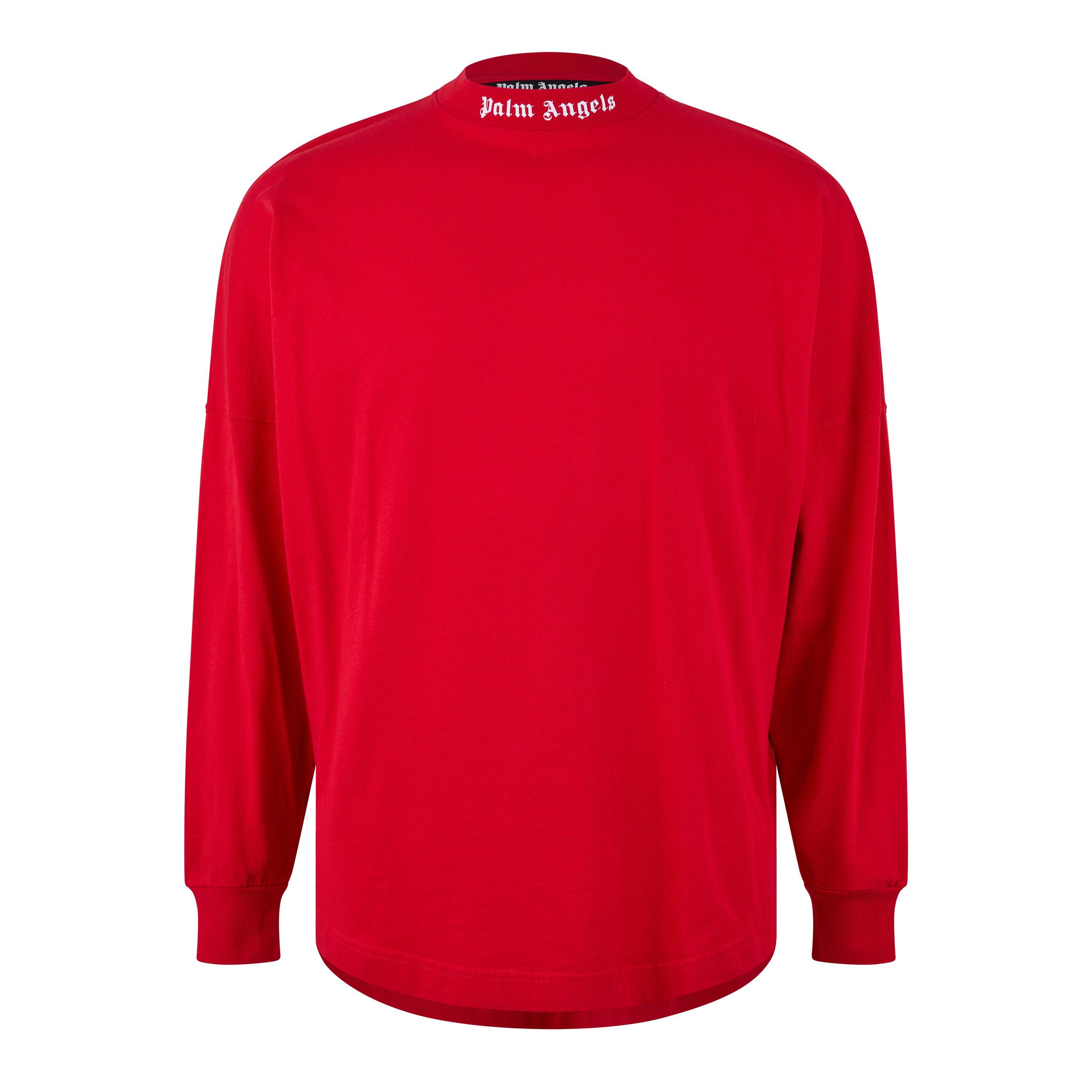 Palm Angels Logo Print Cotton T-Shirt