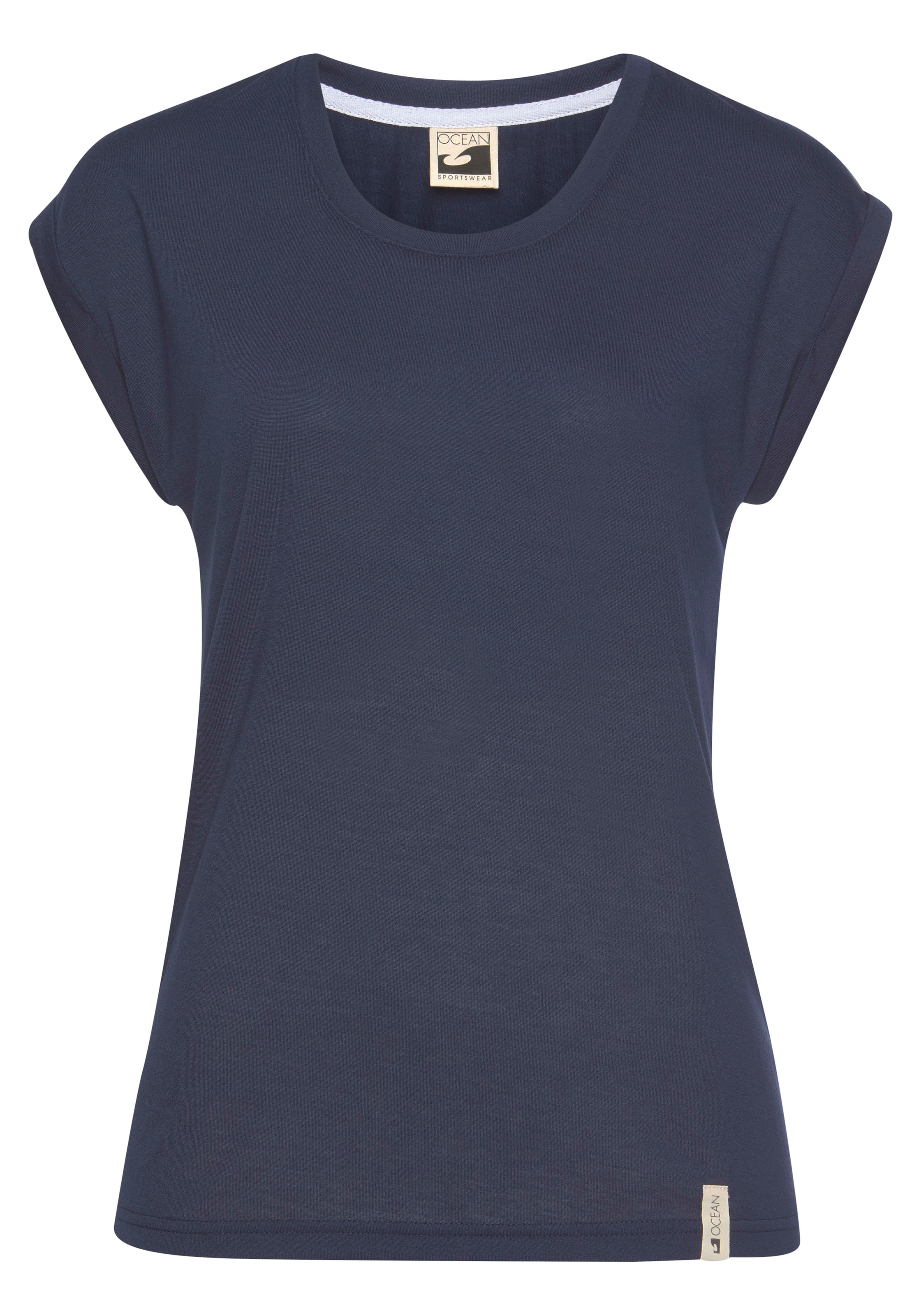 Ocean Sportswear T-Shirt, 2 Stk. Kurzarm mit Aufschlag,  lässiger Schnitt,  mit Logodruck