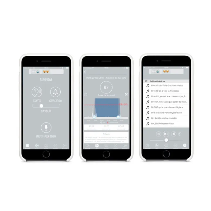 UrbanHello Veilleuse connectée Rémi | Gris