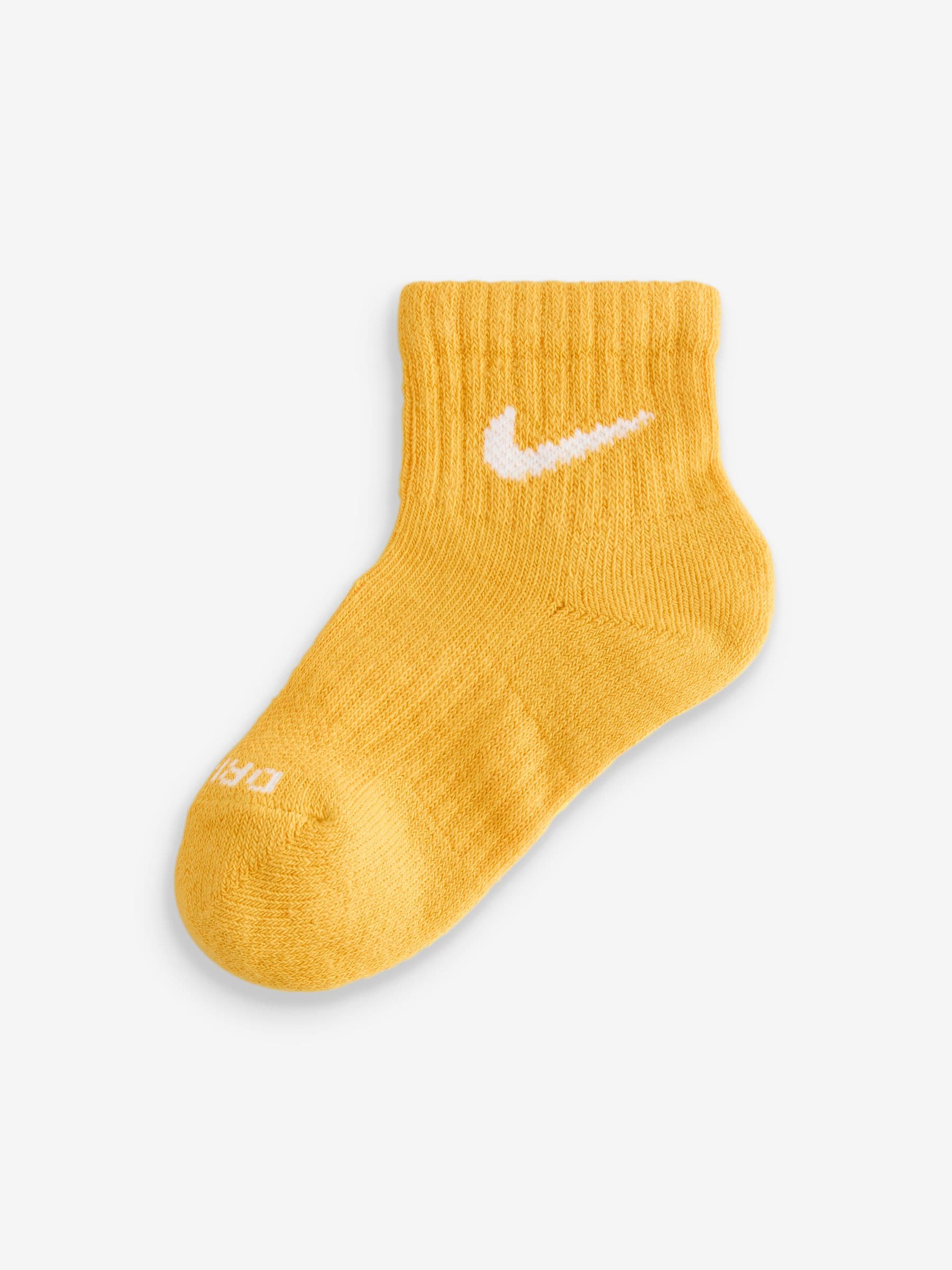 Multi - Nike Kids Little Performance Ankle Socks 6 Pack