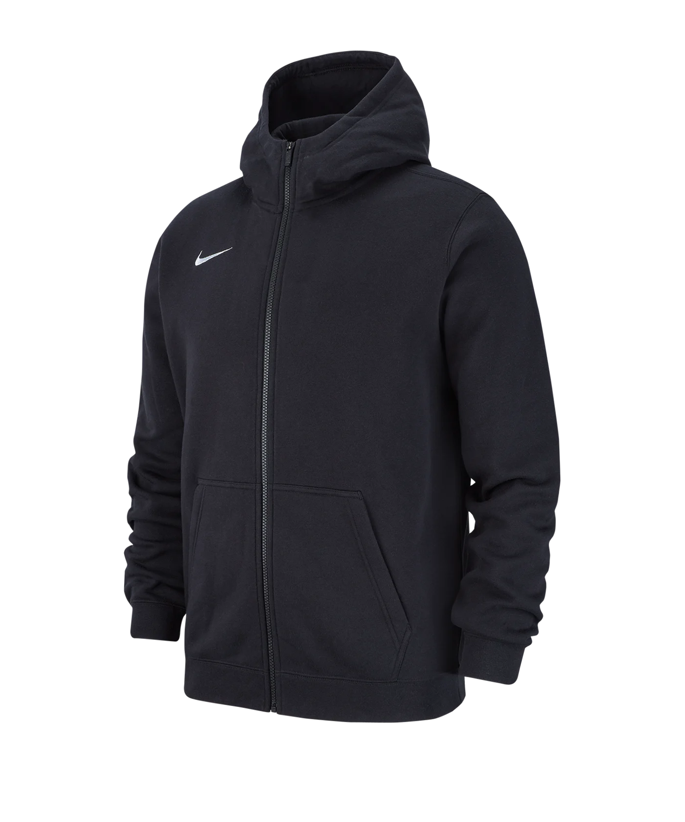 Nike Club 19 Fleece Kapuzenjacke Kids Schwarz F010