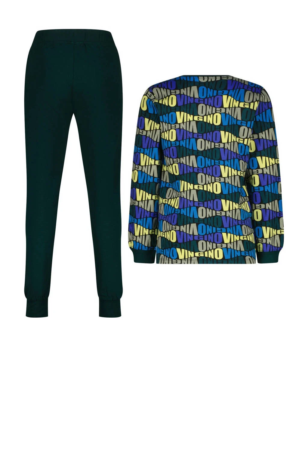 Vingino pyjamaset donkergroen