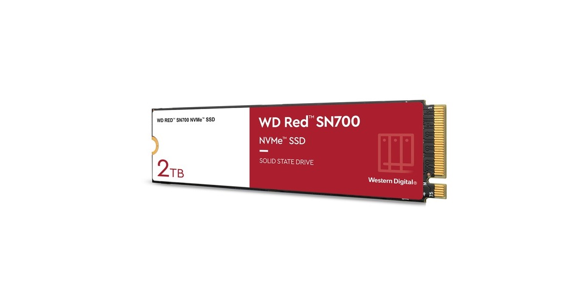 WDRed SN700, 2 TB SSD  (WDS200T1R0C, M.2 2280 S3-M, PCIe Gen3)