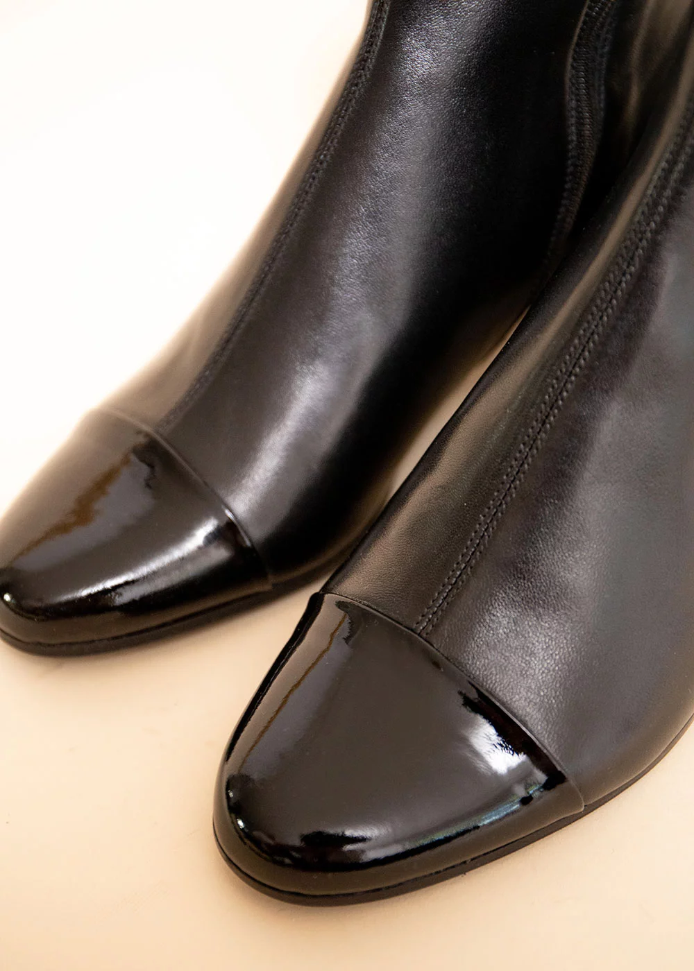 BOOTS JASMIN CUIR NOIR