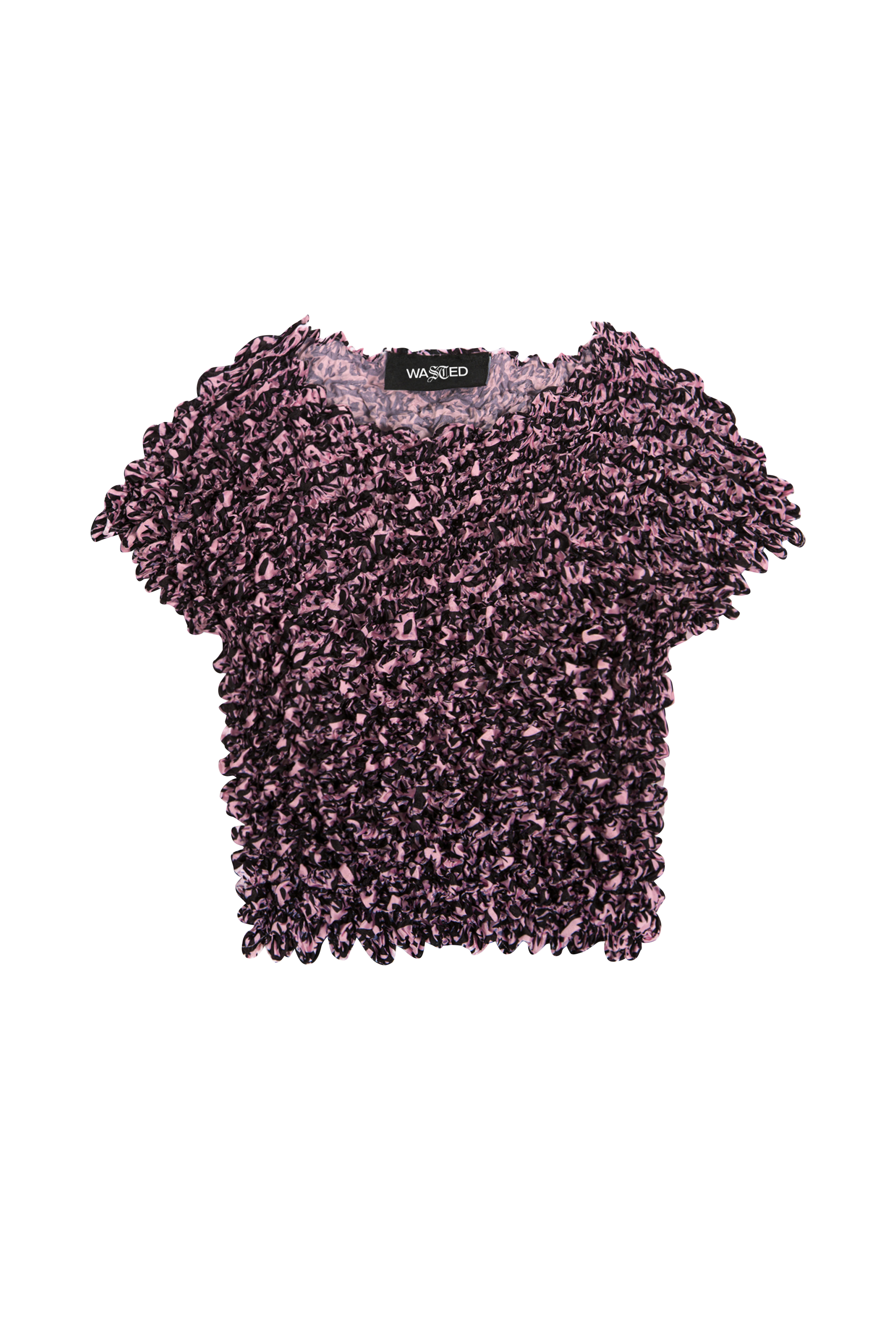 WASTED T-shirt DREW-ALL OVER METHOD Rose