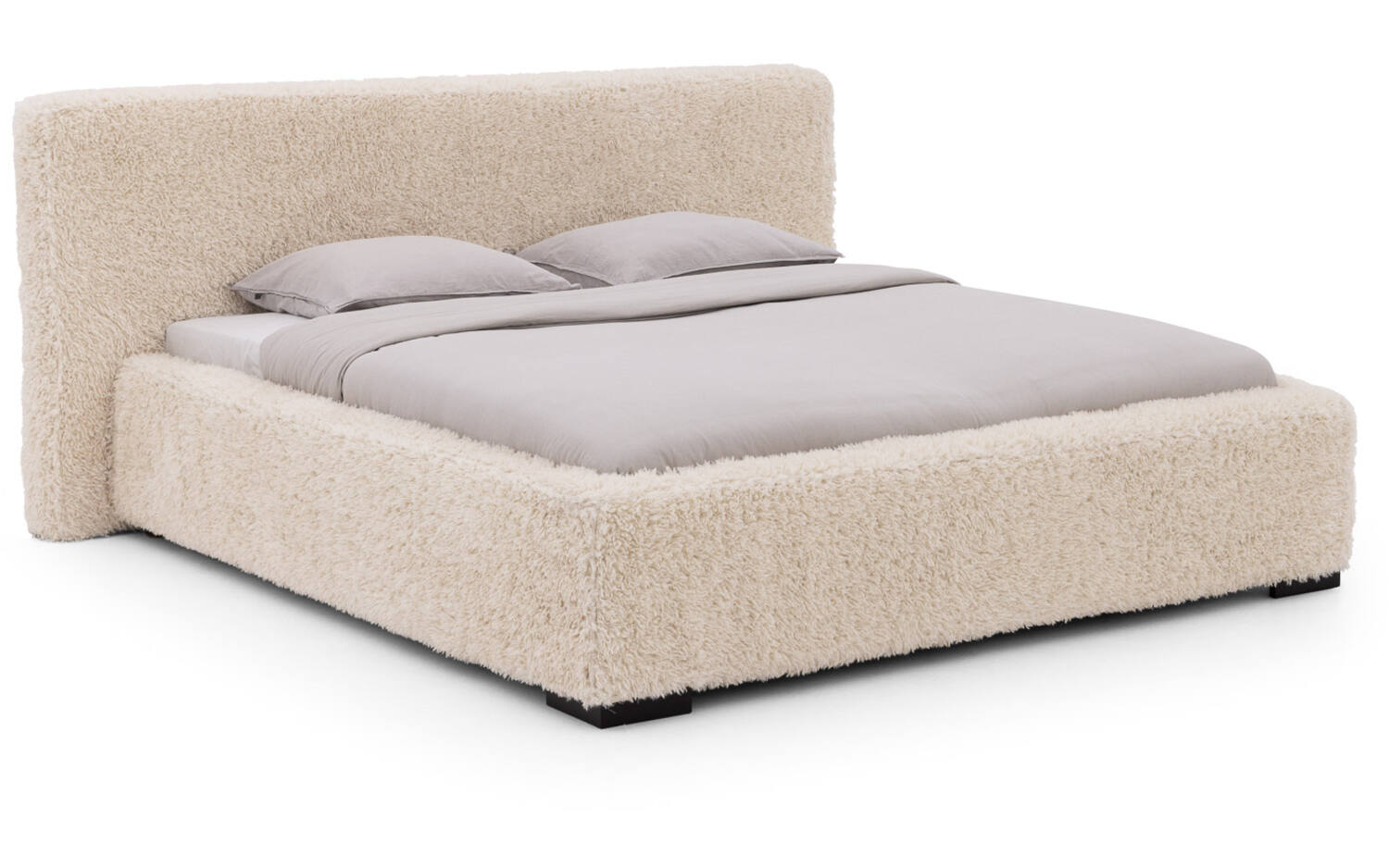 Goossens Bedframe Switch - 180 x 200 - Doodle cream 02 - Bouclé