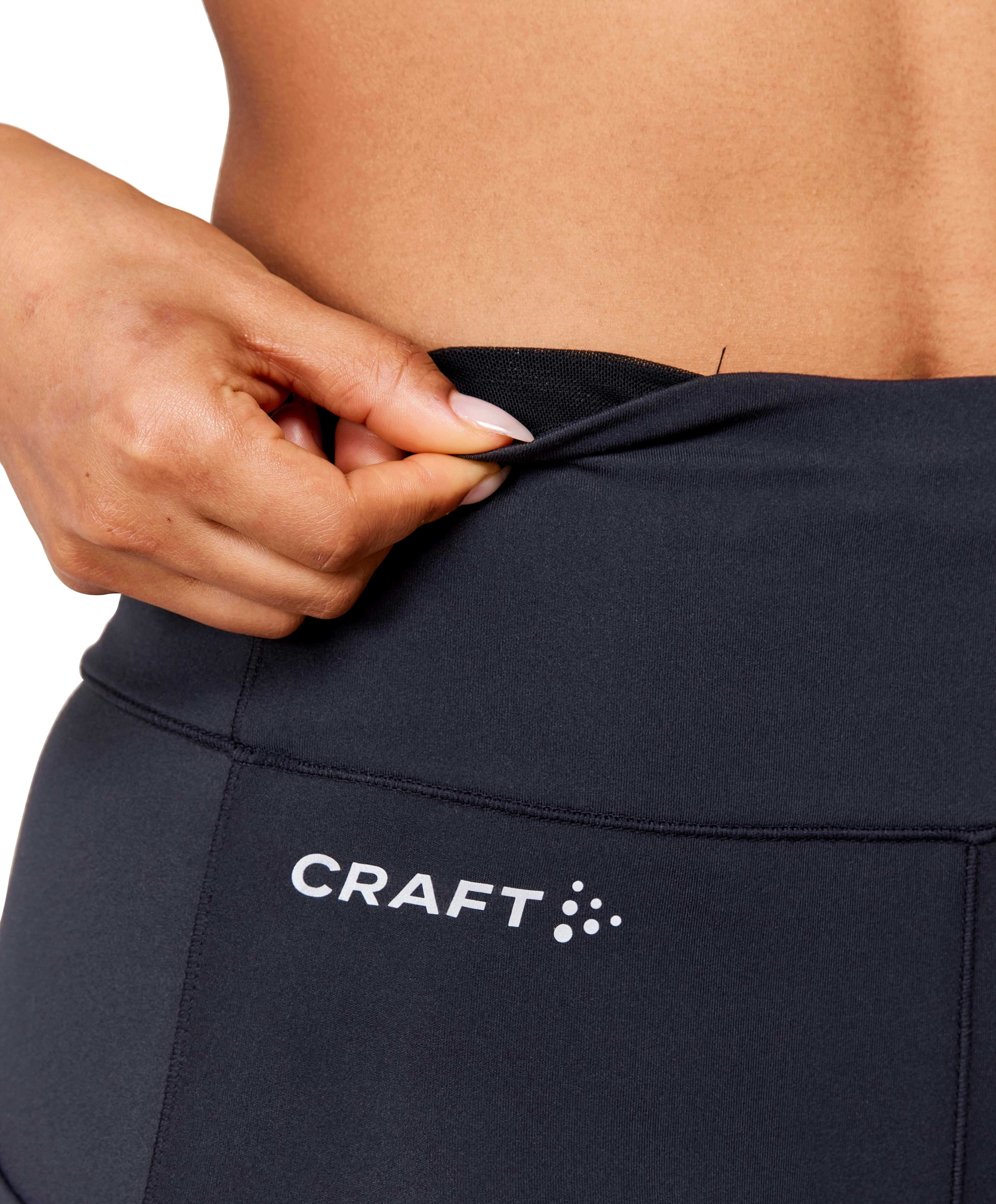 Craft ADV Essence Capri tights 2 W dames tights zwart