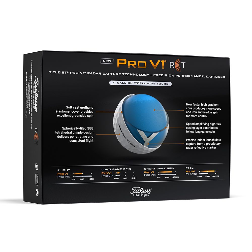 Pro V1 RCT Golfball Hvit