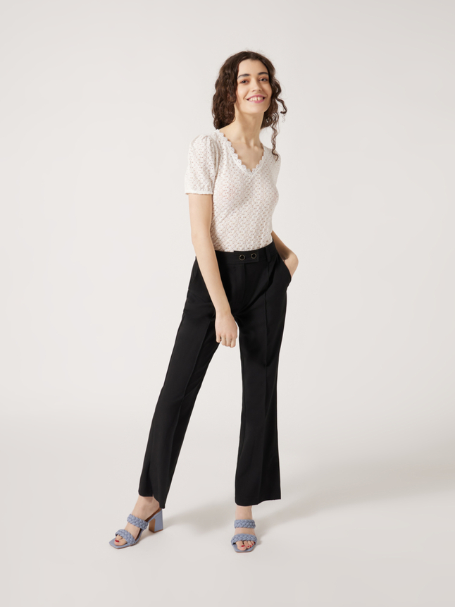 Pantalon taille haute