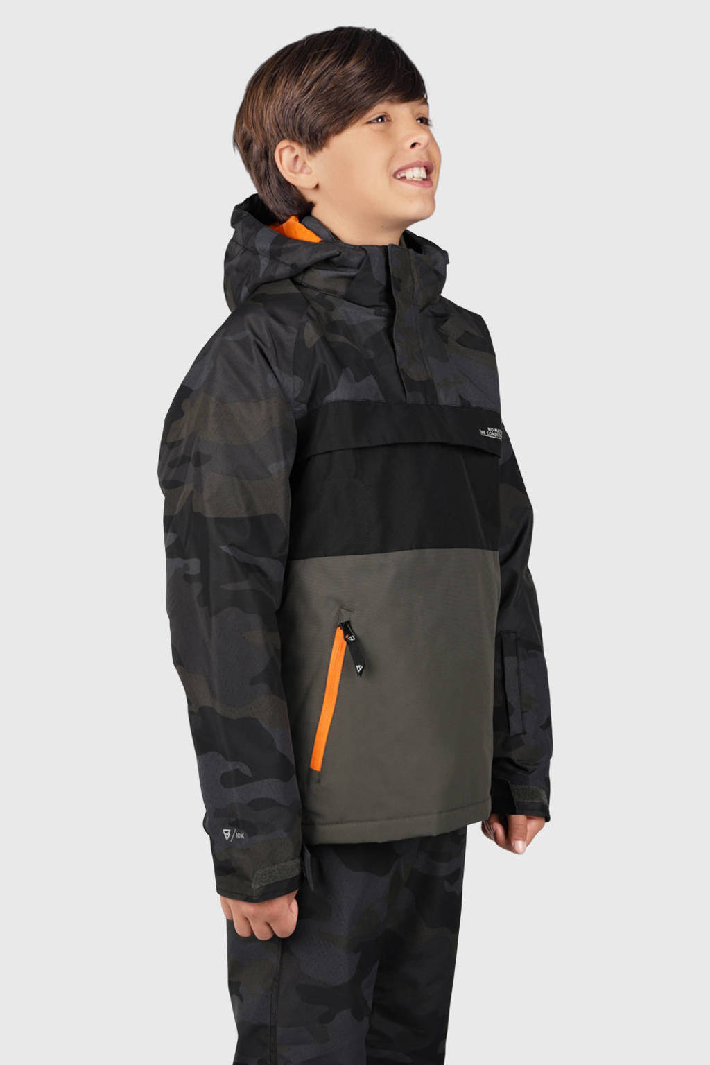 Brunotti ski-anorak Keystony donkergroen/zwart