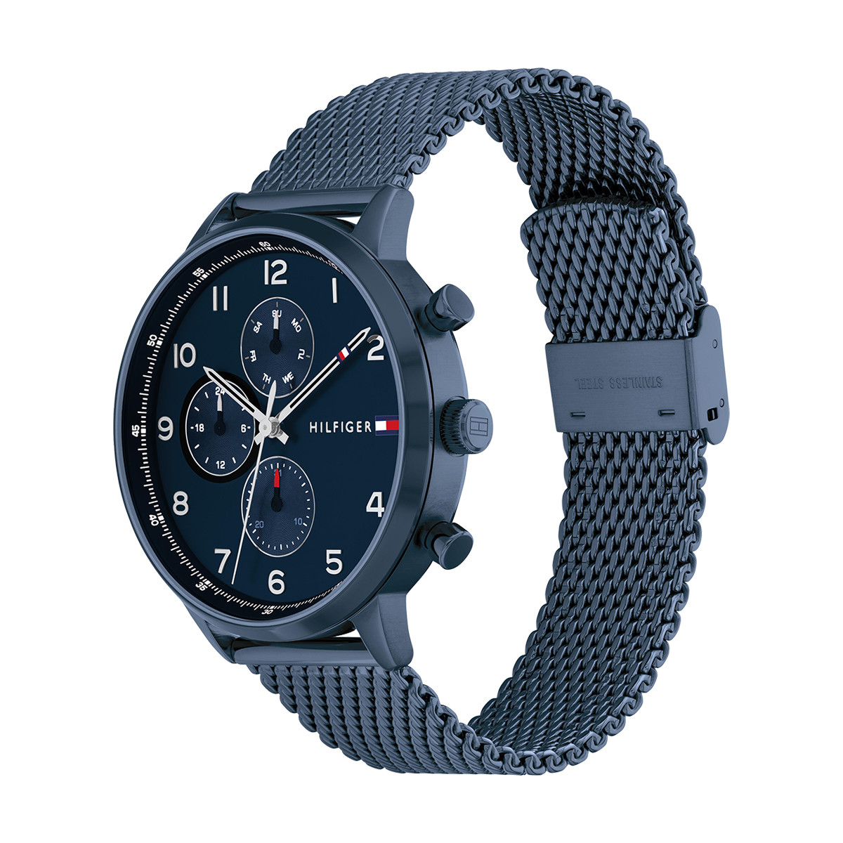 Montre TOMMY HILFIGER Leonard homme bracelet acier bleu