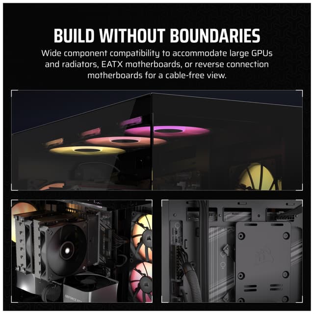 Corsair 3500X PC-kabinet (sort/glas)