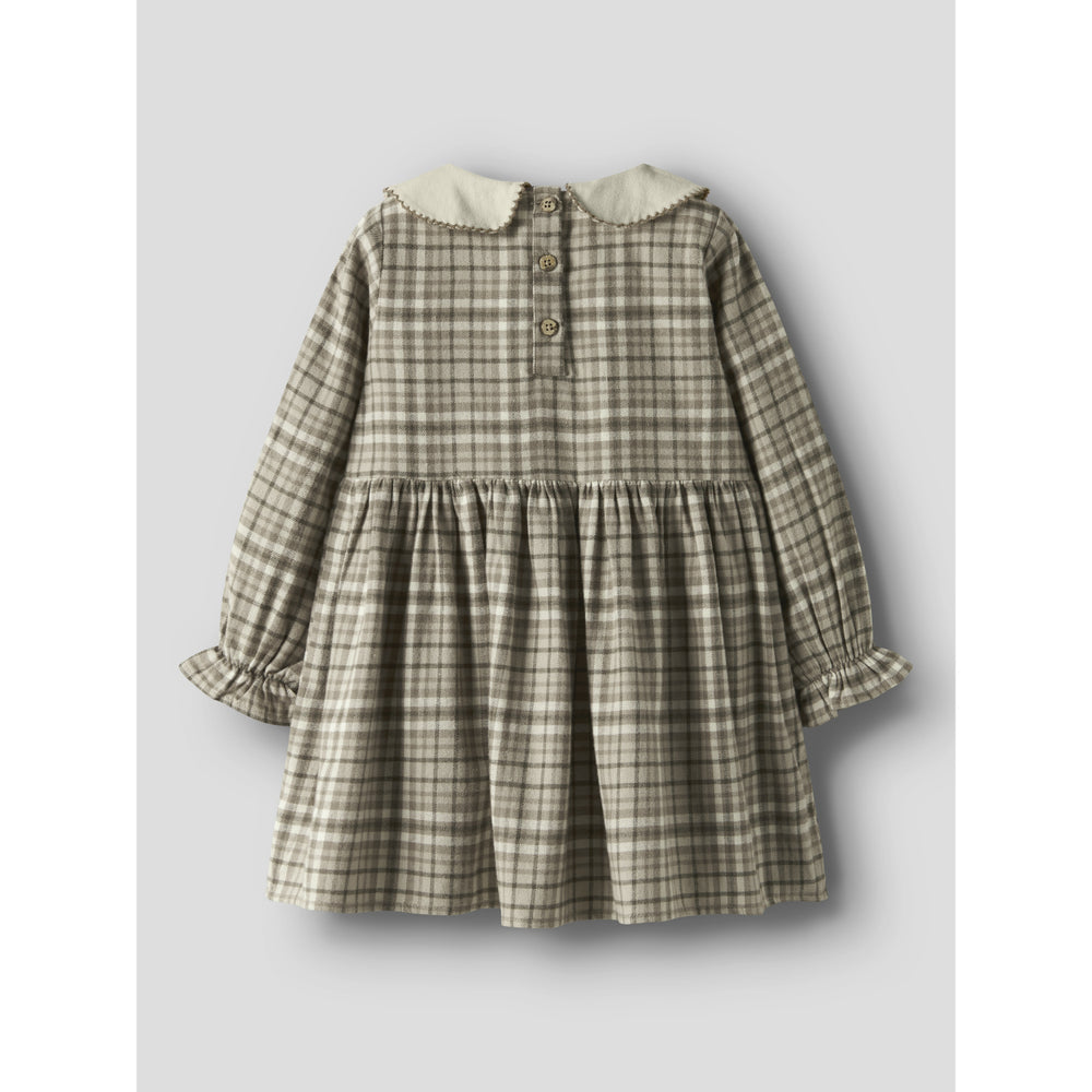 Køb Lil'Atelier Sepia Tint Nmfrebel Ls Kjole Lil