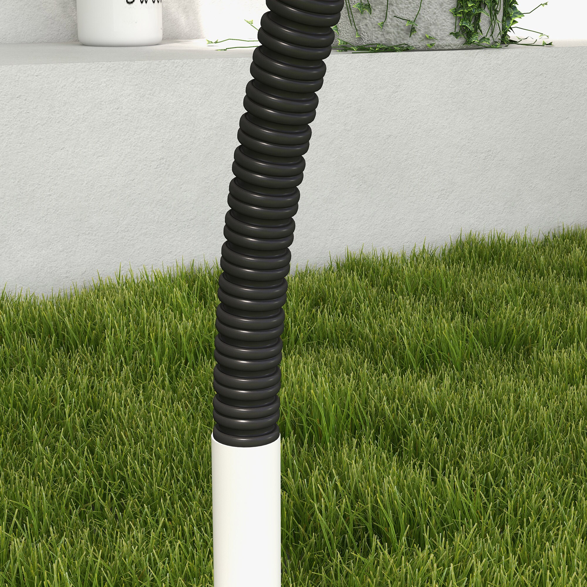PawHut Hürdenlaufset mit Tragetasche weiß 89L x 69B x 99H cm