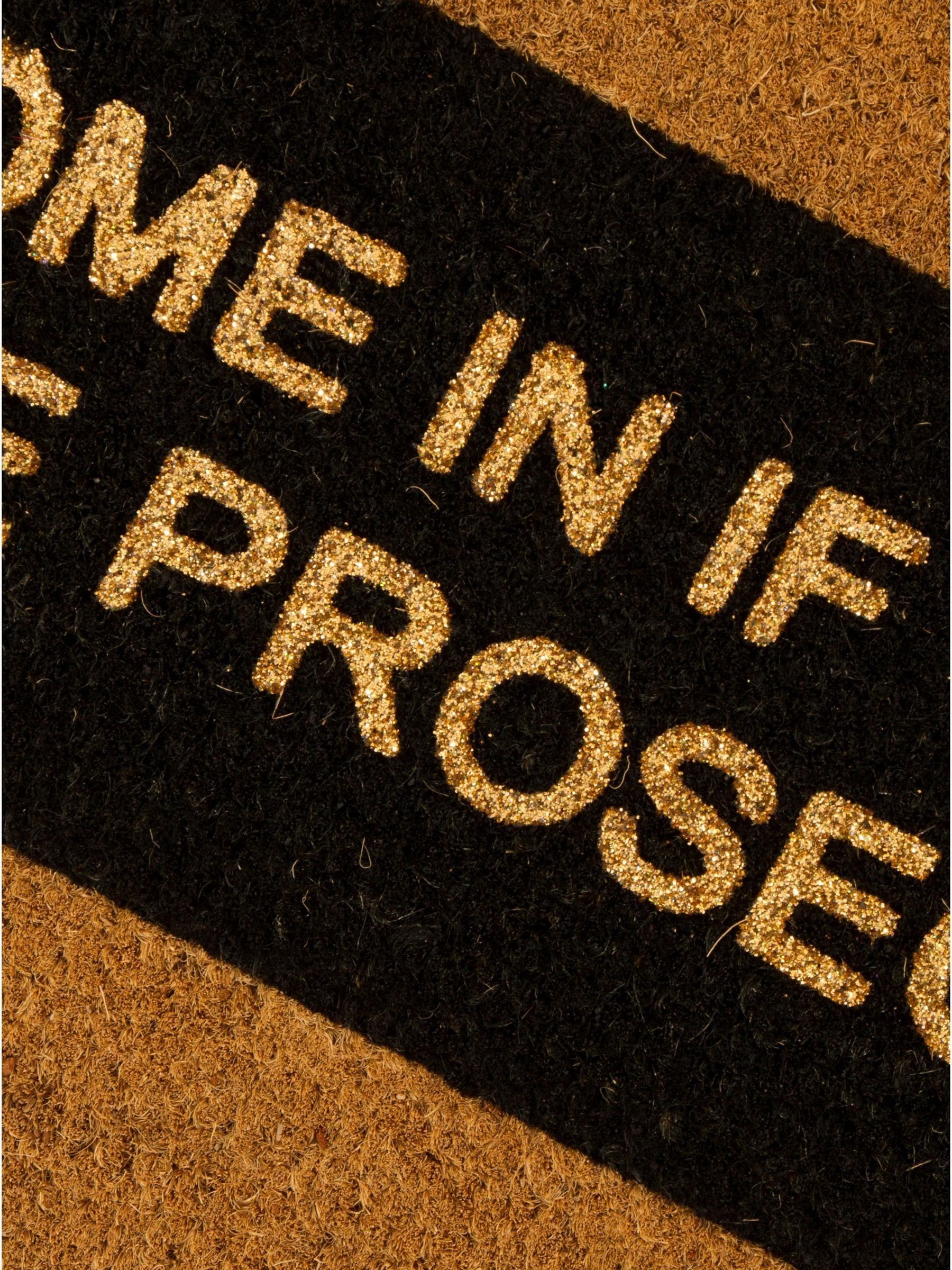 Artsy Mats Glitter Kom binnen als je een deurmat hebt
