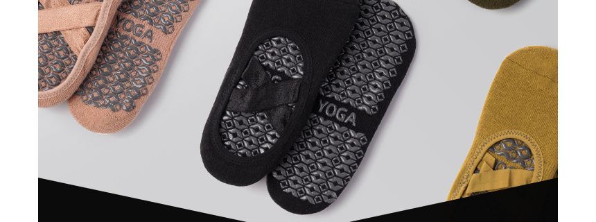 Lucky Nine - Grip Yoga No-Show Sokken