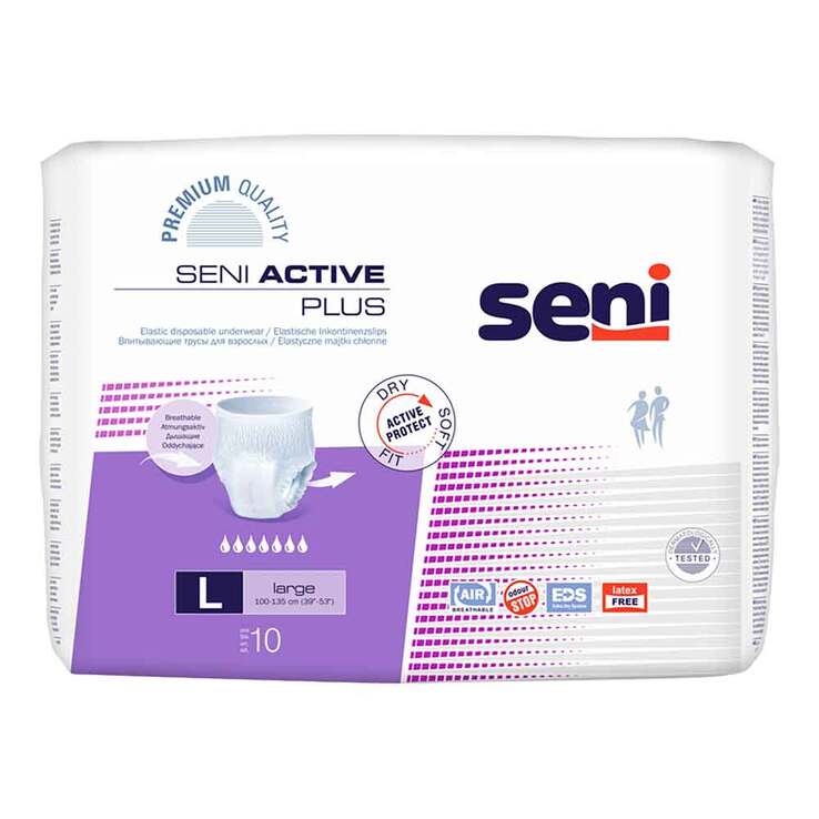 Seni Active Plus large, 10 St