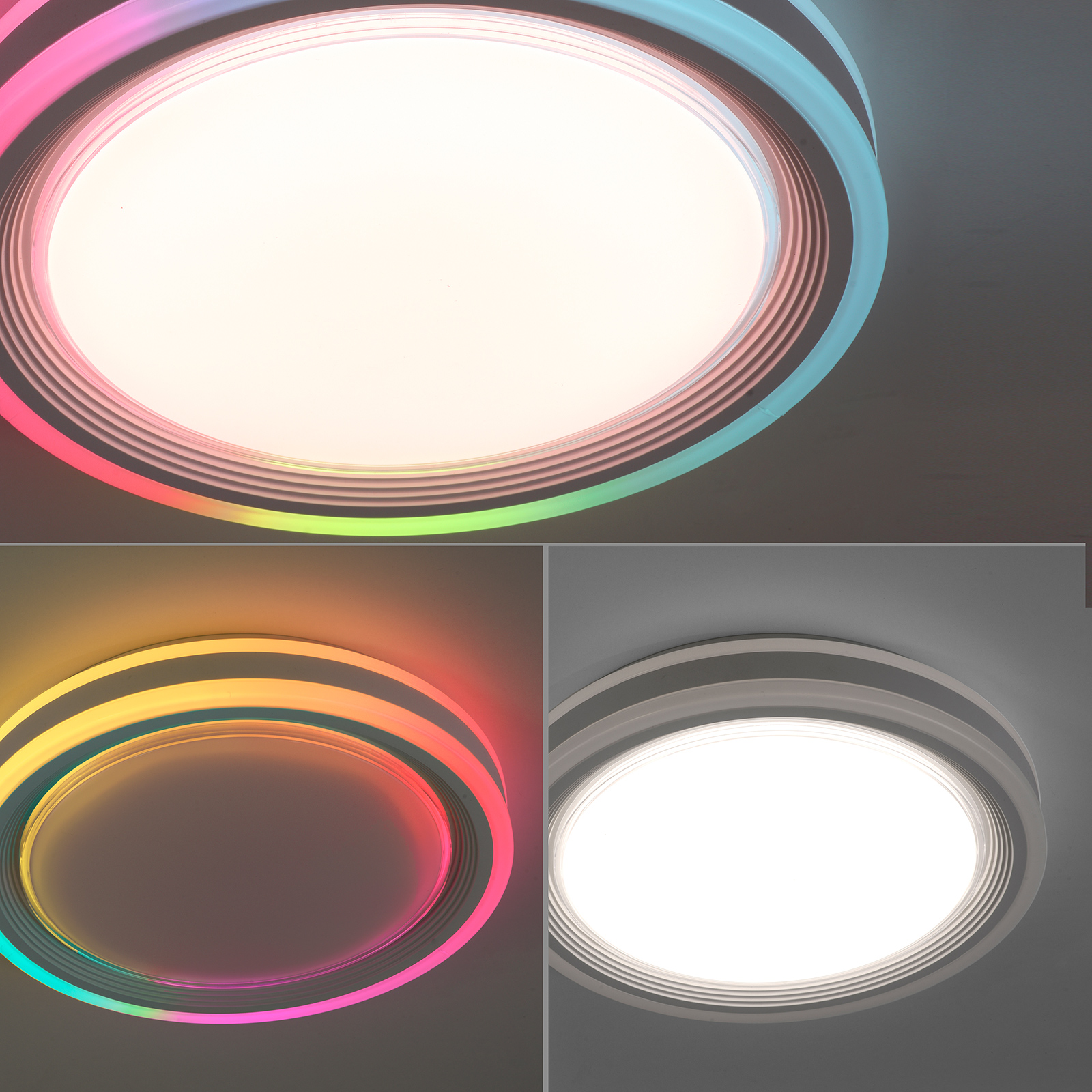 LED-Deckenleuchte - Rainbow-Rand - 40 cm