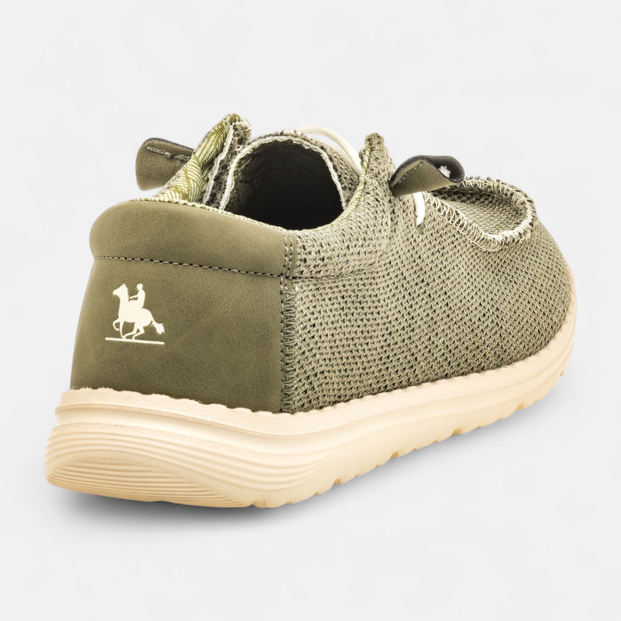 Baskets en toile Homme kaki