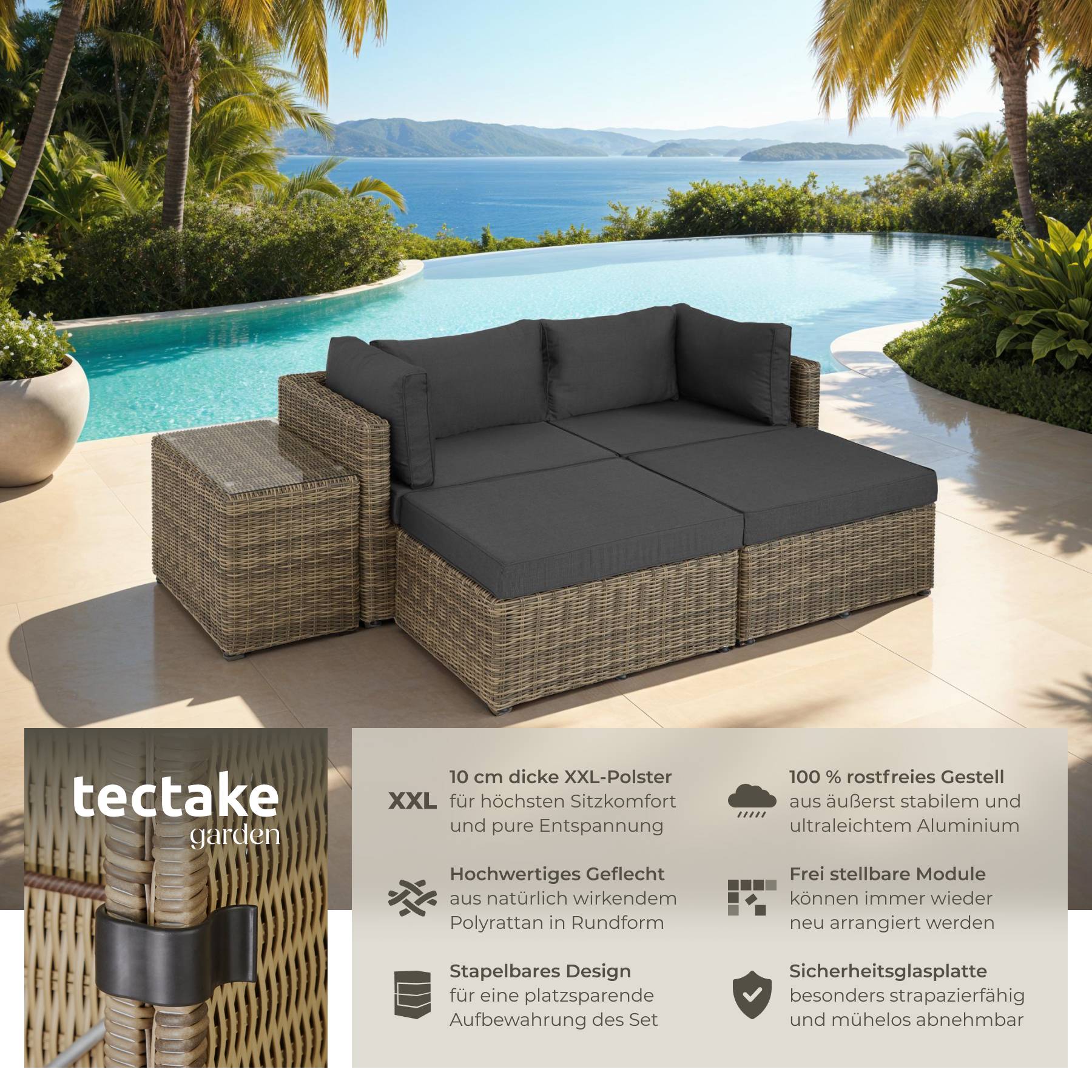 Rattan Lounge San Domino
