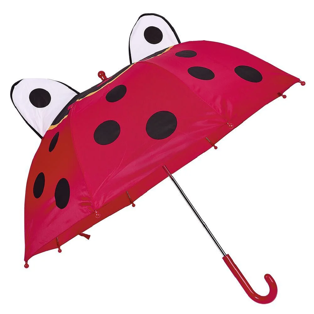 Parapluie oreille enfant polyester fer et plastique multicolore