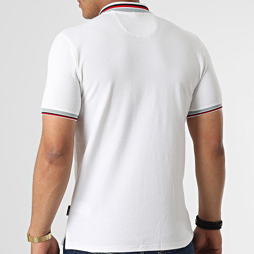 Polo A Manches Courtes Nolan Blanc