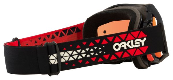 Masque Oakley Airbrake MX Noir Mat Rouge Prizm Torch Iridium / Ref : OO7046-B8